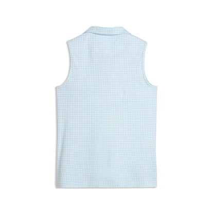 Women's CLOUDSPUN Mono Check Sleeveless Golf Polo