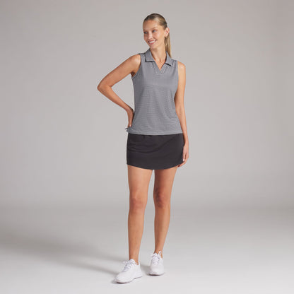 Women's CLOUDSPUN Mono Check Sleeveless Golf Polo
