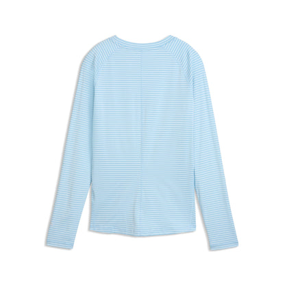 Women's UV Stripe Golf Crewneck