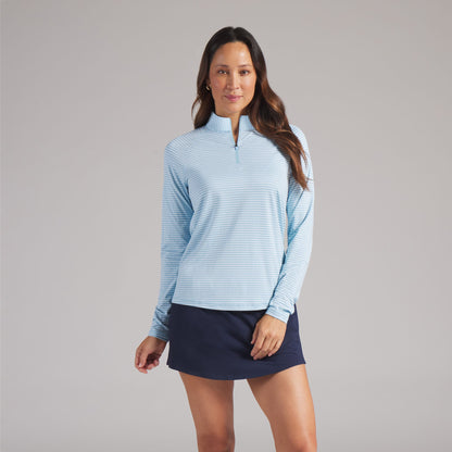 Women's UV Stripe 1/4 Zip Golf Jacket
