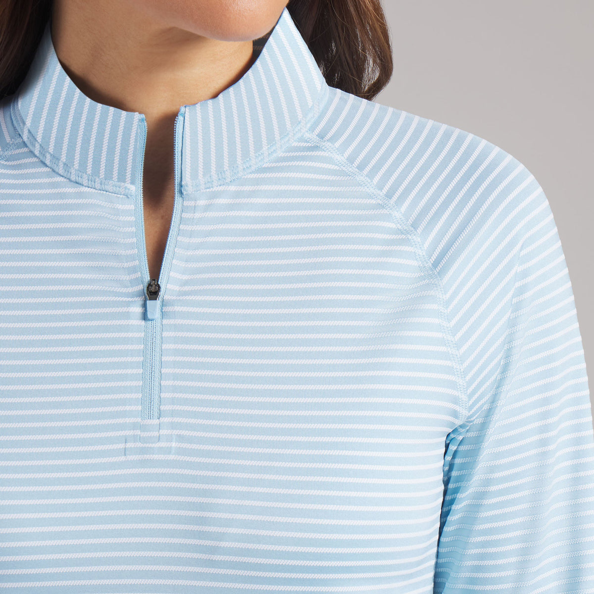 Women's UV Stripe 1/4 Zip Golf Jacket