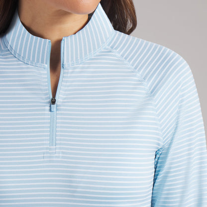 Women's UV Stripe 1/4 Zip Golf Jacket