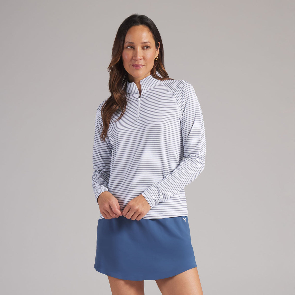 Women's UV Stripe 1/4 Zip Golf Jacket