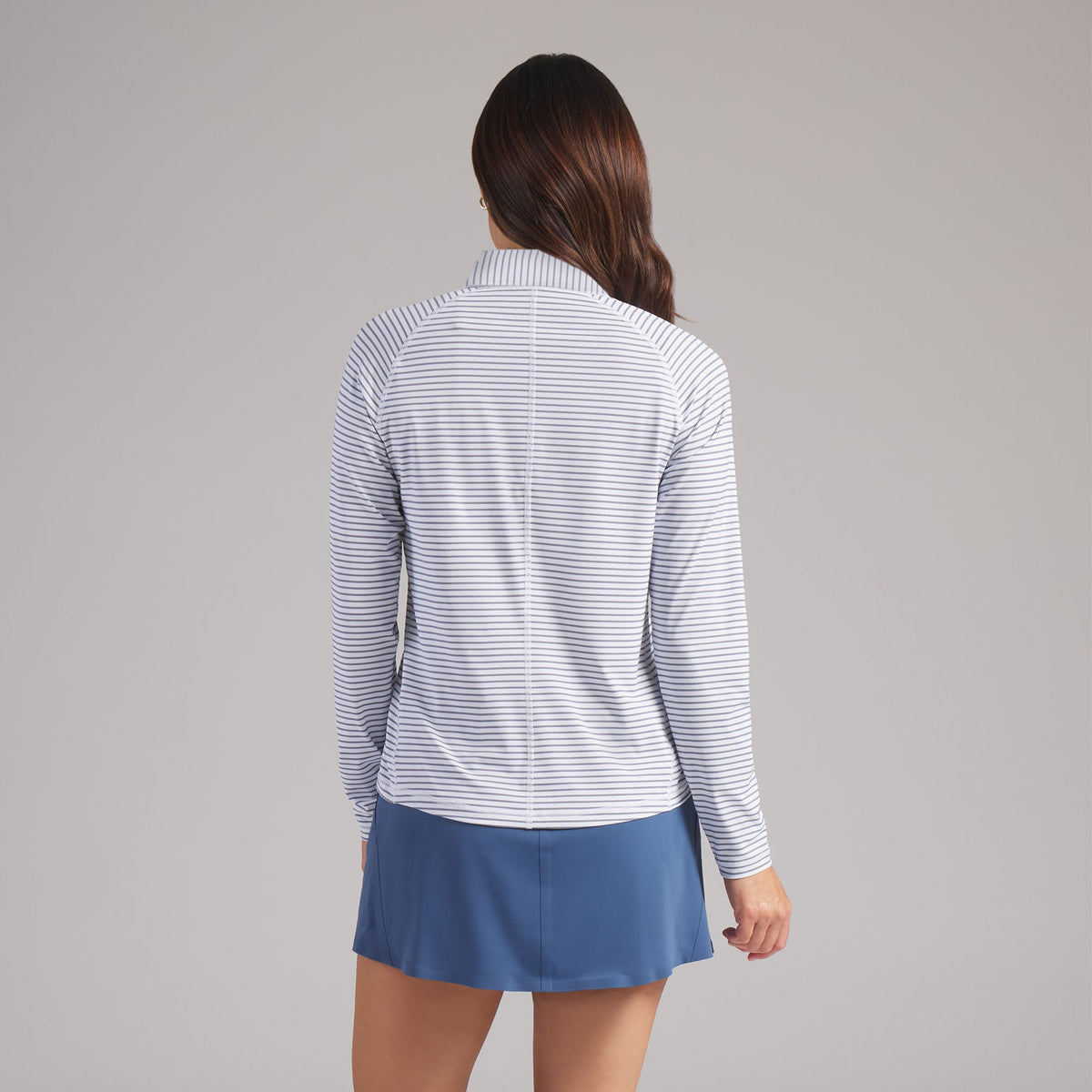 Women's UV Stripe 1/4 Zip Golf Jacket