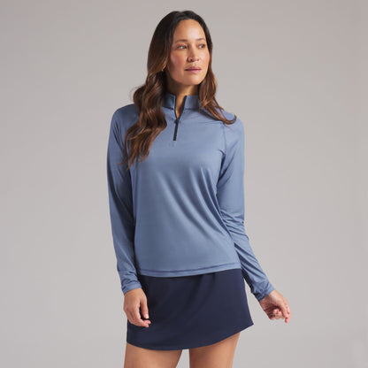 Women's UV Birdseye 1/4 Zip Golf Jacket