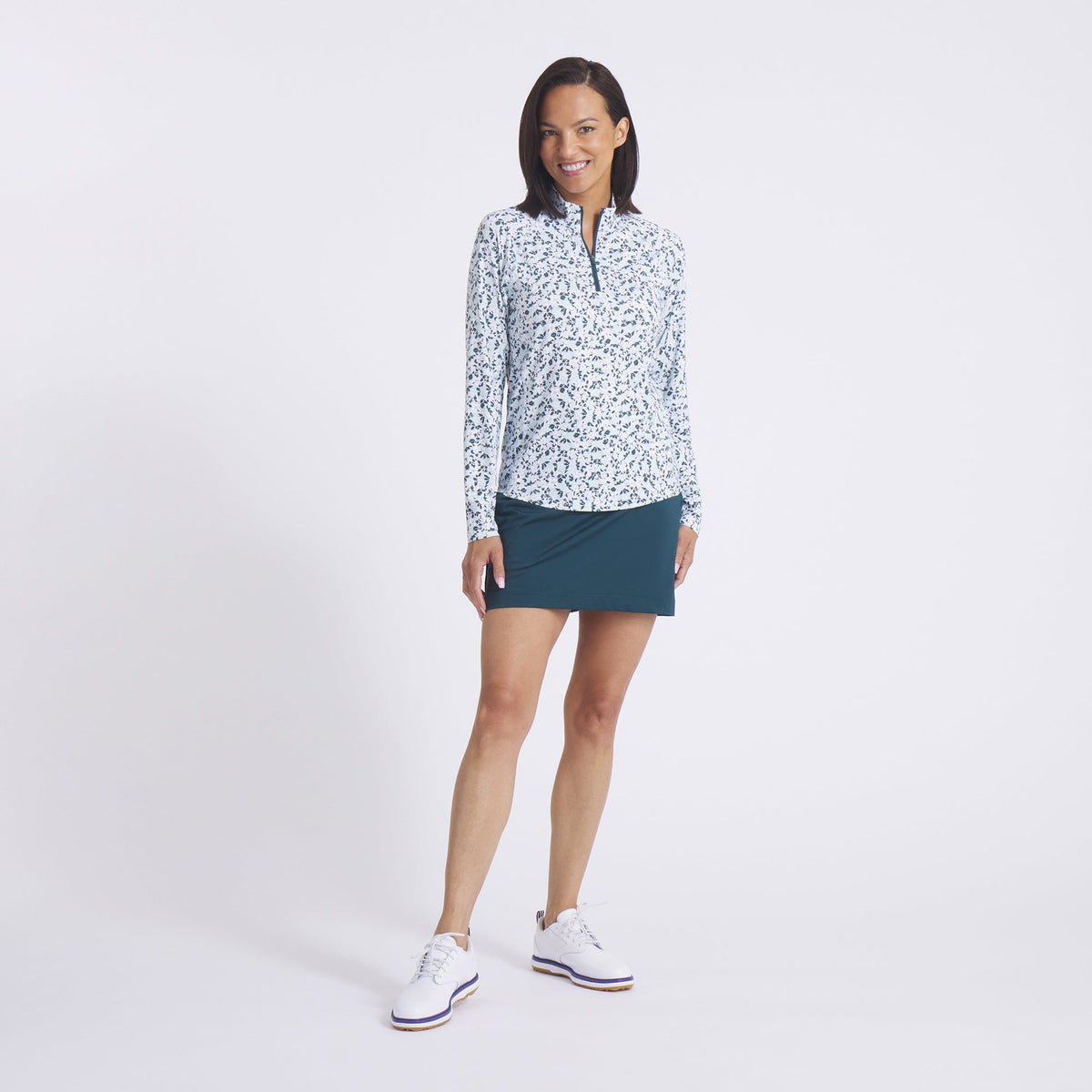 Women's YouV Floral Burst Golf 1/4 Zip
