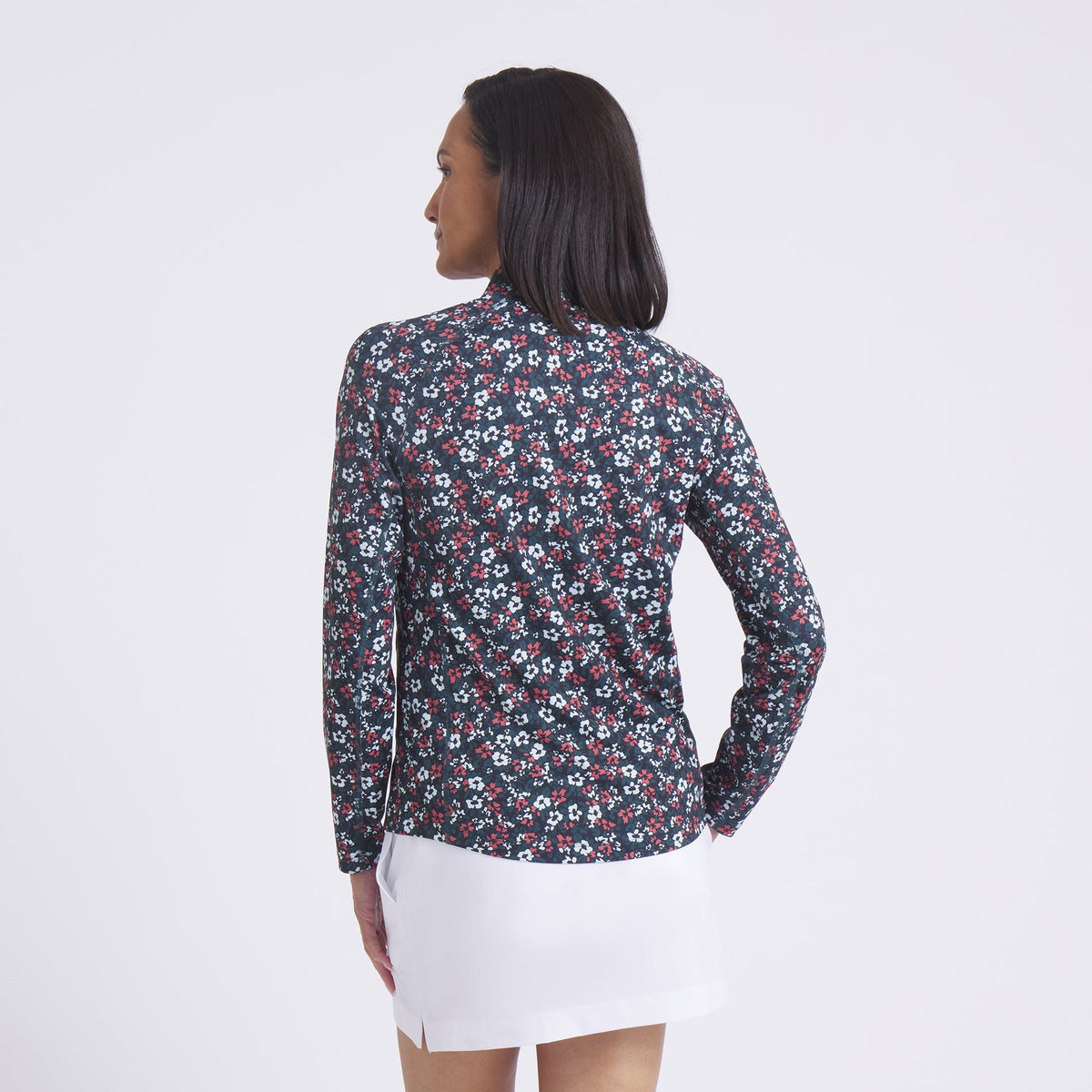 Women's YouV Floral Burst Golf 1/4 Zip