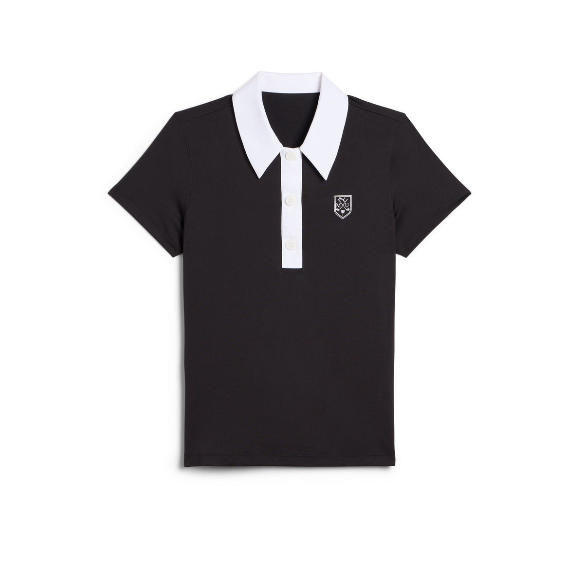 Women's Show Me Your Mumu Crest Golf Polo