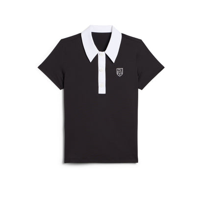 Women's Show Me Your Mumu Crest Golf Polo