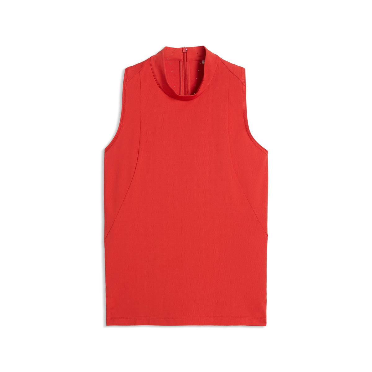 Women's Nylon Sport Sleeveless Mockneck Golf Polo