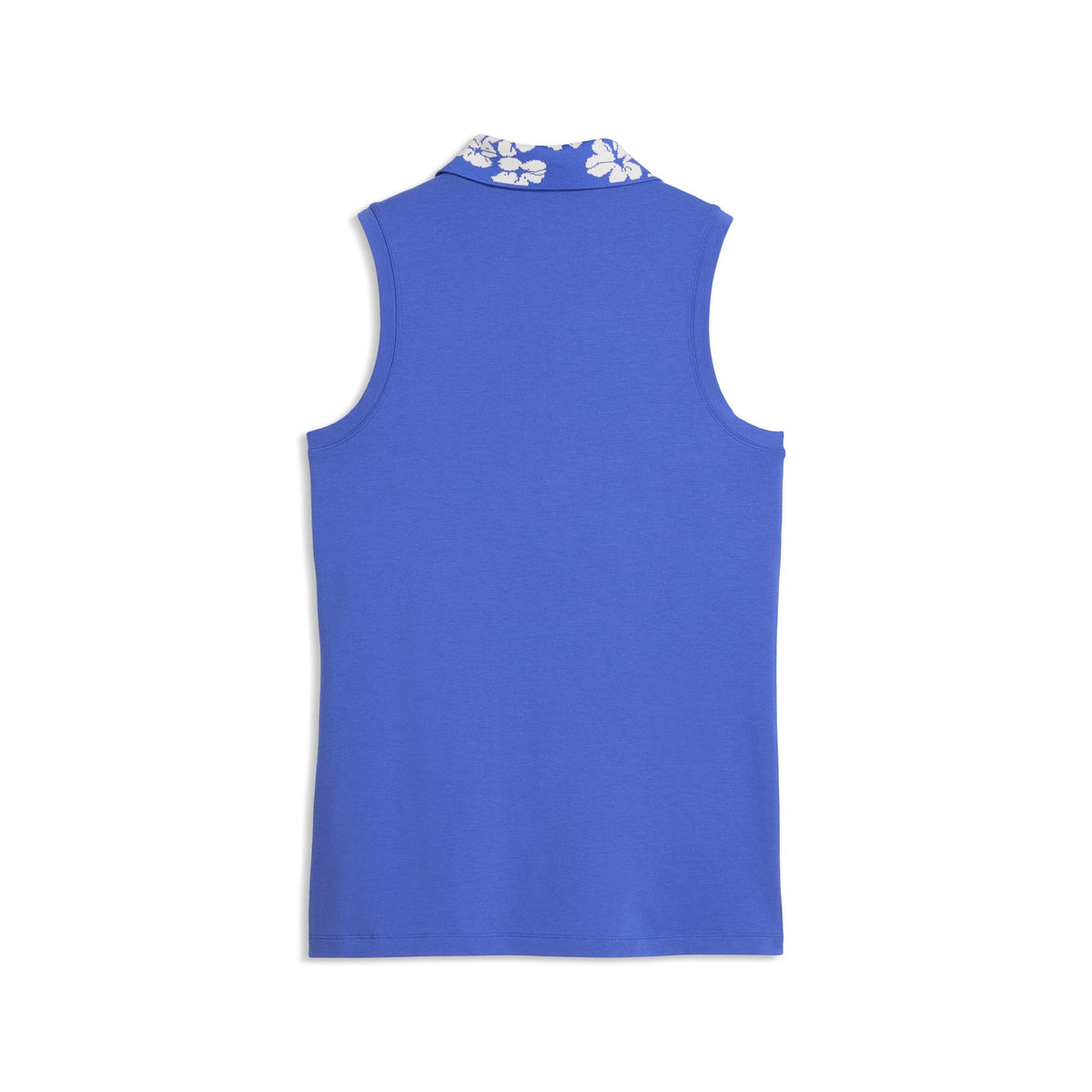 Women's Modalon Floral Rib Sleeveless Golf Polo