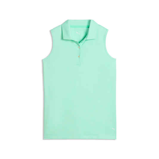 Women's Birdseye Sleeveless Golf Polo