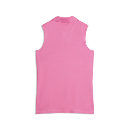 Women's Birdseye Sleeveless Golf Polo