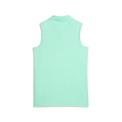 Women's Birdseye Sleeveless Golf Polo