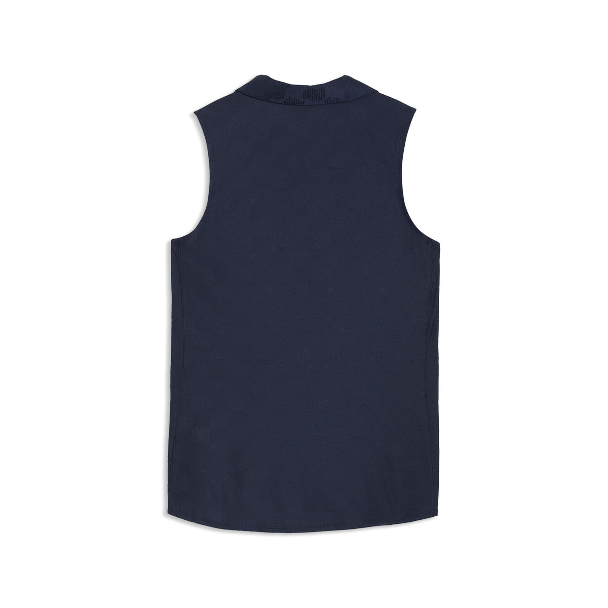 Women's Check Jacquard Sleeveless Golf Polo