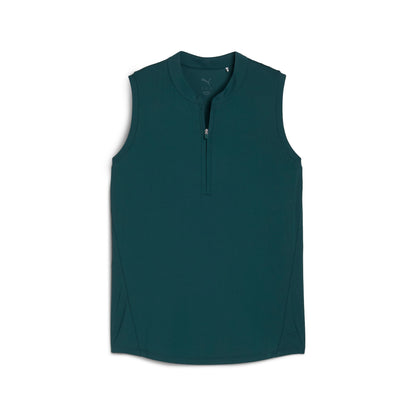 Women's Aerlon Mock Sleeveless Golf Polo