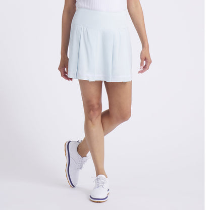 Women's Stripe Pleated Golf Skirt