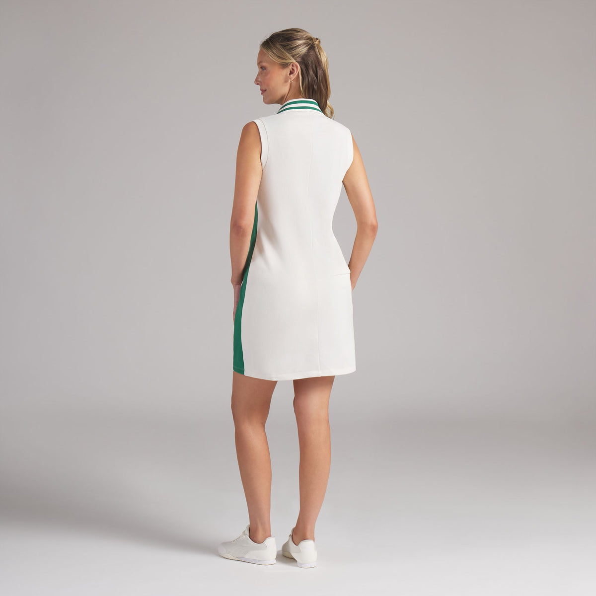 Women's 30904 Sleeveless Pique Golf Dress
