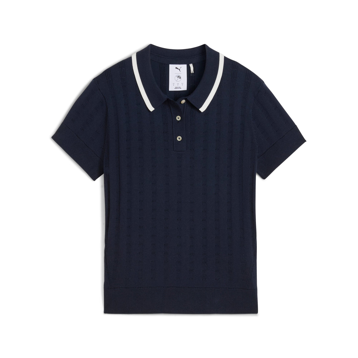 Women's AP Pointelle Golf Polo