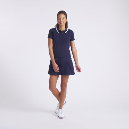 Women's AP Pointelle Golf Polo