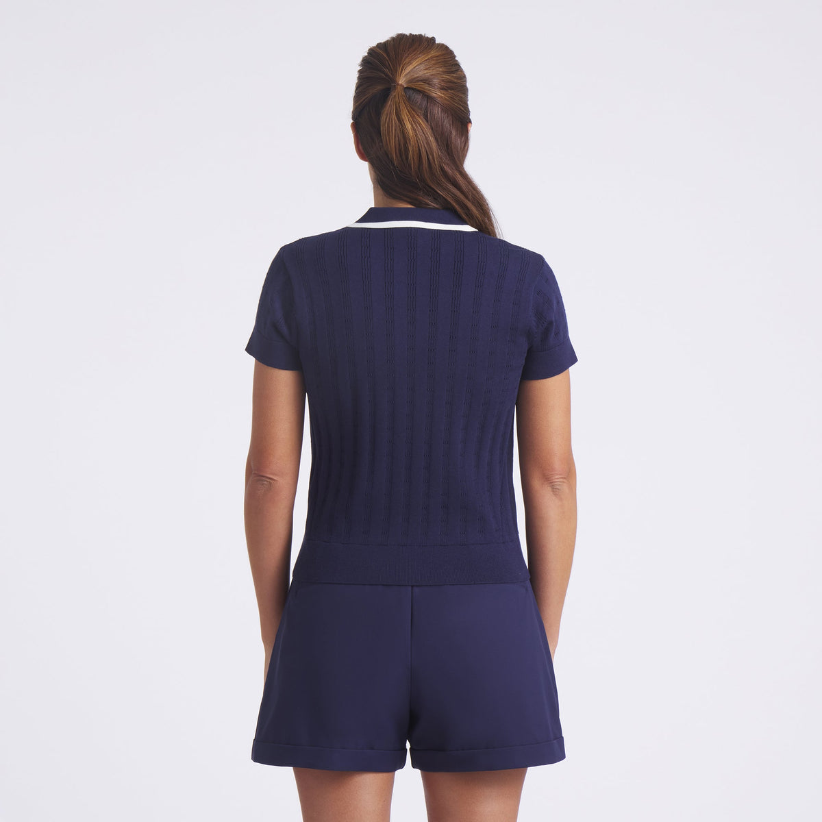 Women's AP Pointelle Golf Polo