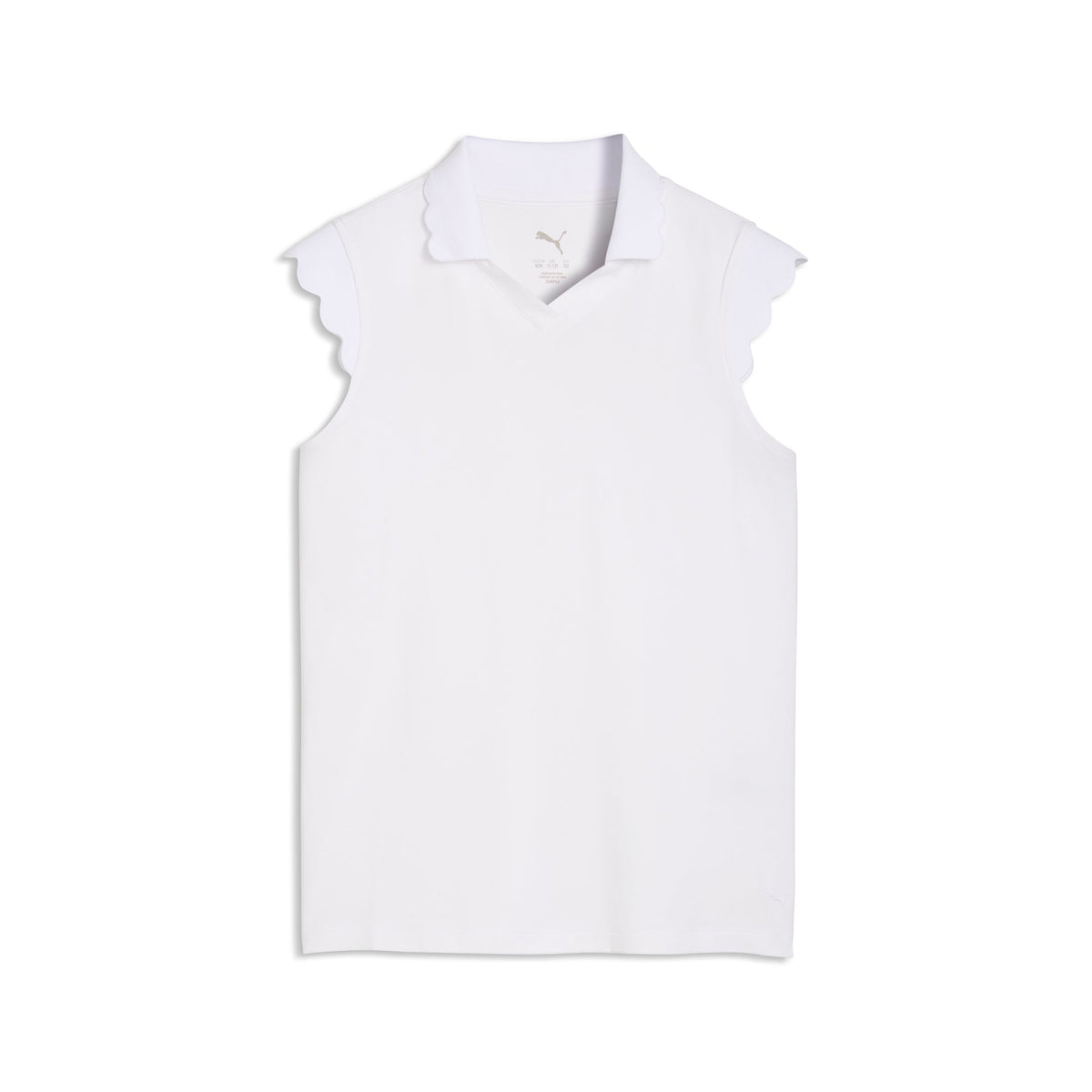 Girl's CLOUDSPUN Scallop Sleeve Golf Polo