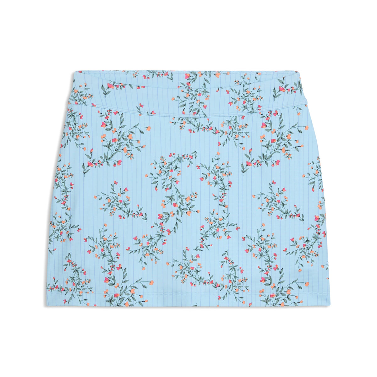Girl's Floral Knit Golf Skirt