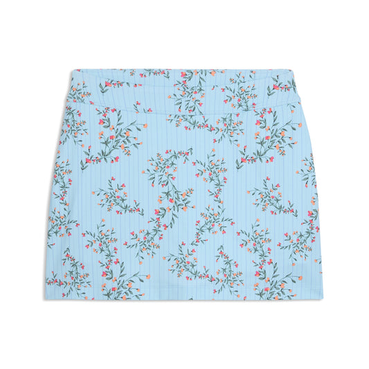 Girl's Floral Knit Golf Skirt