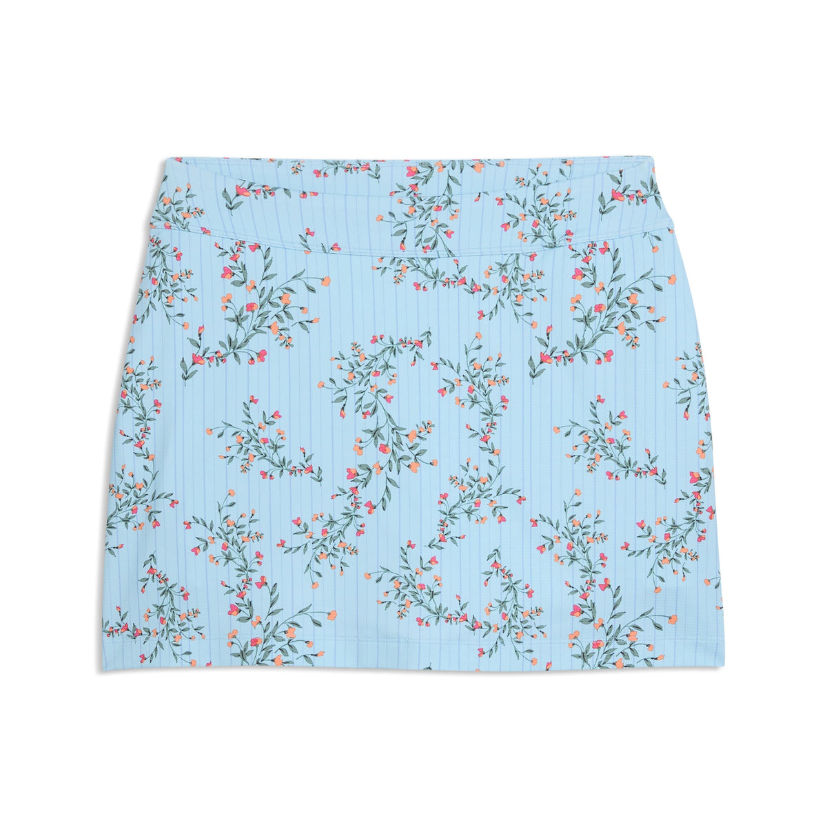 Girl's Floral Knit Golf Skirt