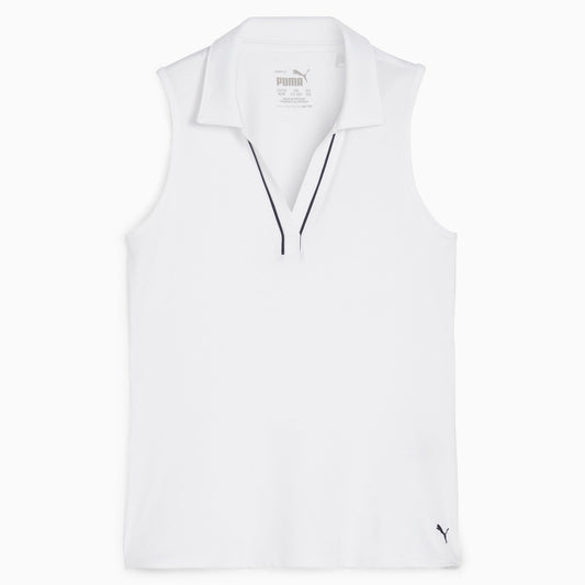Girl's CLOUDSPUN Piped Sleeveless Golf Polo