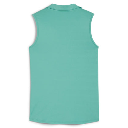 Girl's CLOUDSPUN Piped Sleeveless Golf Polo