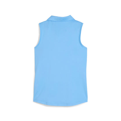 Girl's CLOUDSPUN Piped Sleeveless Golf Polo