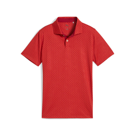 Boy's MATTR Micro Florals Golf Polo