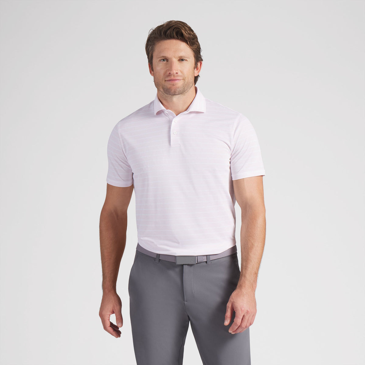 Clubhouse Stripe Golf Polo