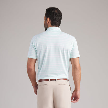 Clubhouse Stripe Golf Polo