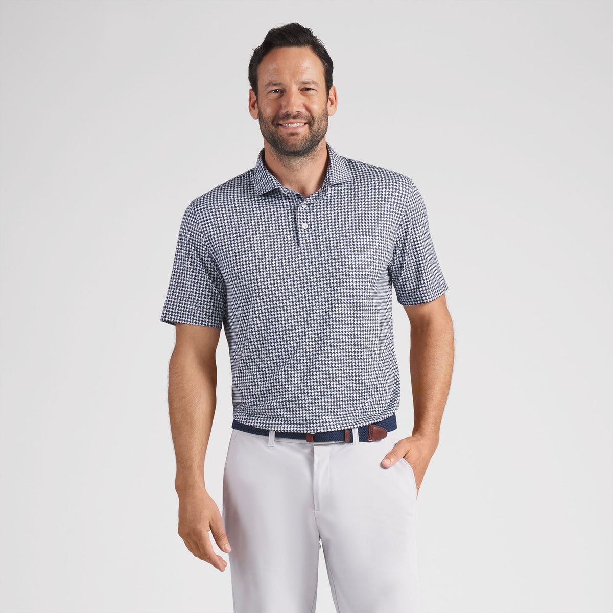 CLOUDSPUN Mono Check BN Golf Polo