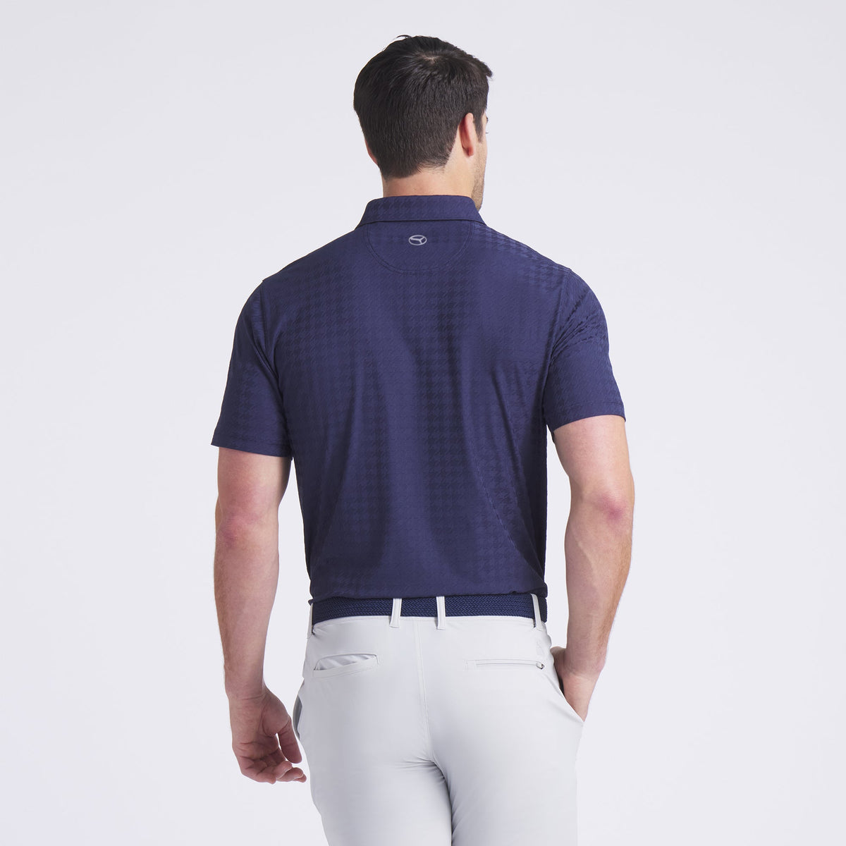 MATTR Houndstooth Golf Polo