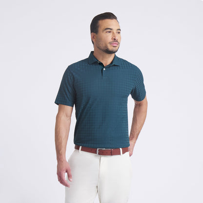 MATTR Houndstooth Golf Polo