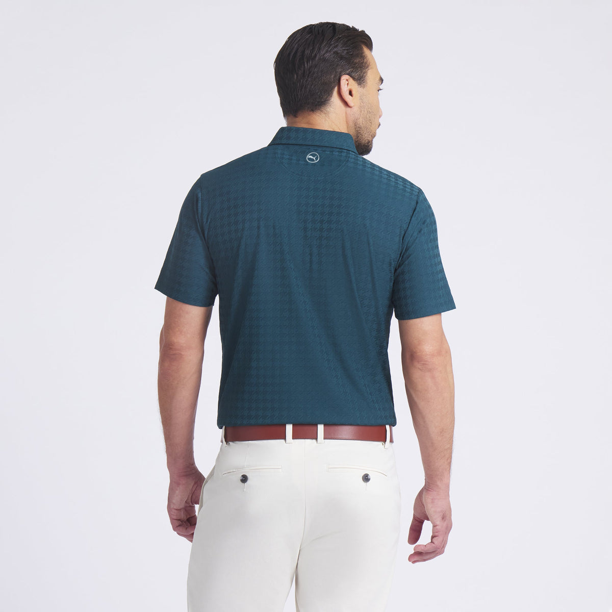 MATTR Houndstooth Golf Polo
