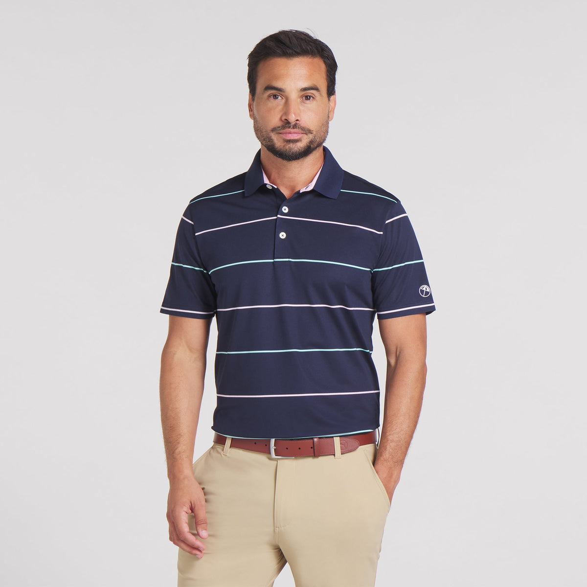 AP Rugby Stripe Golf Polo
