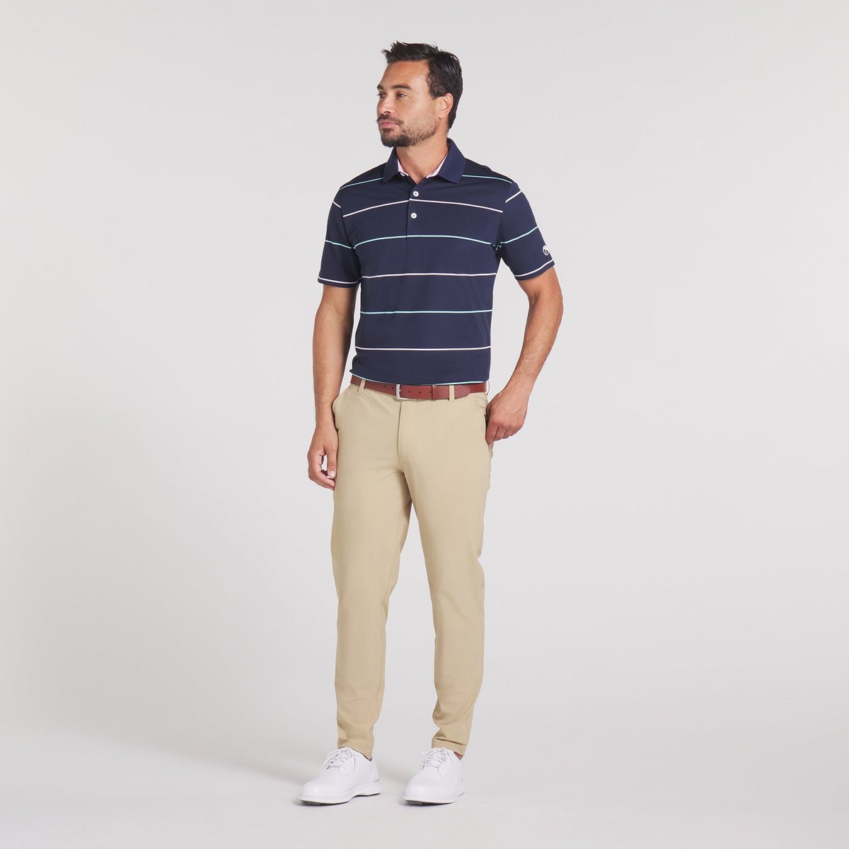 AP Rugby Stripe Golf Polo