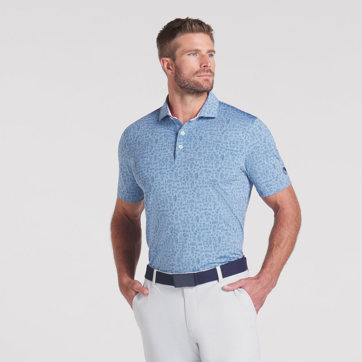 AP Sketch Golf Polo