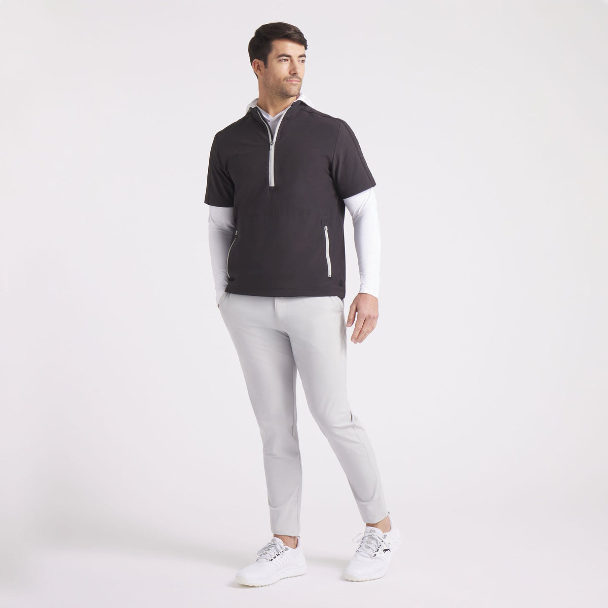 Ripguard Short Sleeve Pullover Golf Jacket