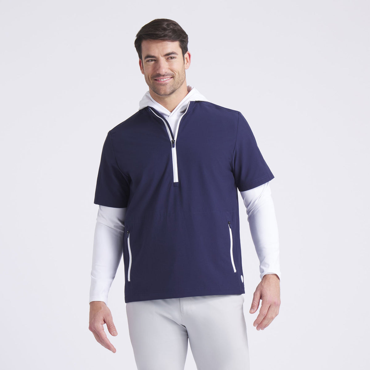 Ripguard Short Sleeve Pullover Golf Jacket