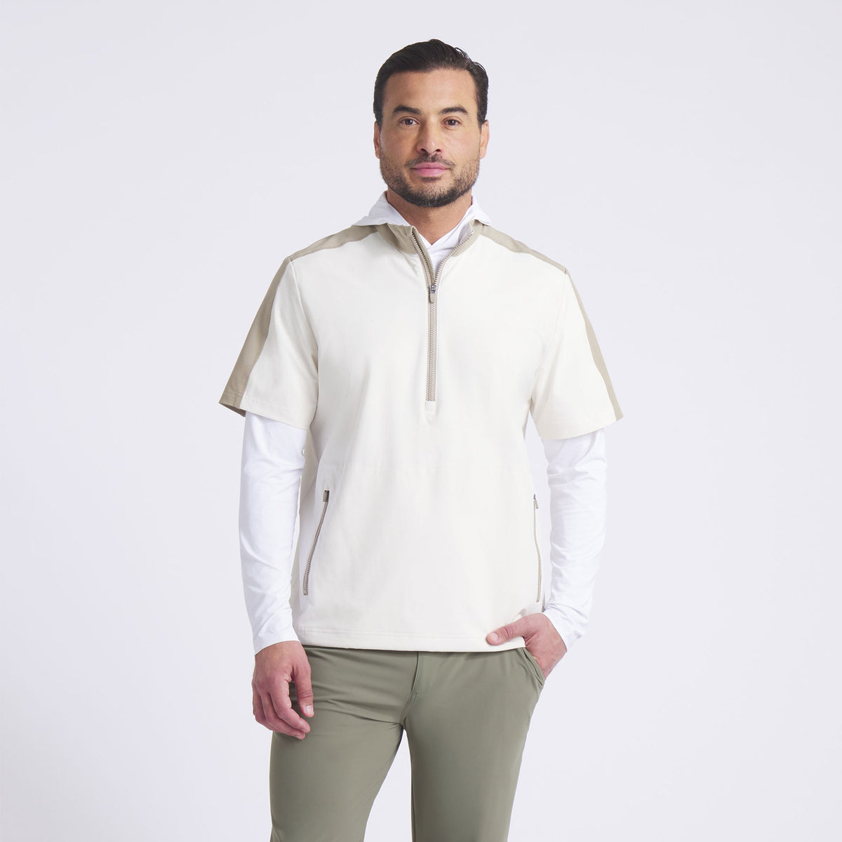 Ripguard Short Sleeve Pullover Golf Jacket