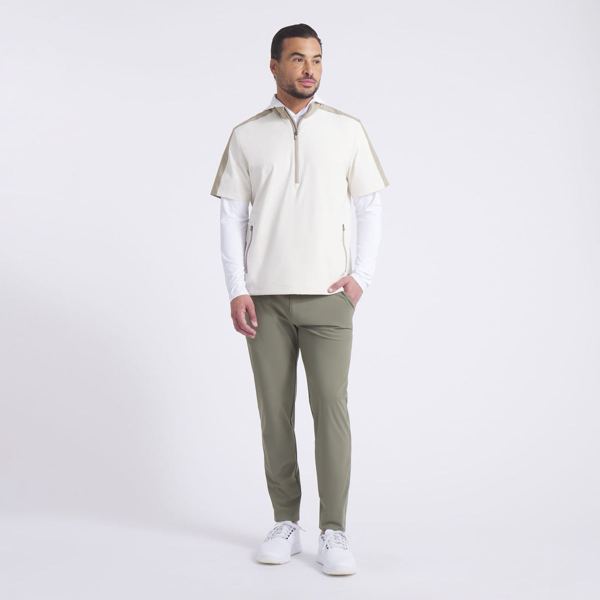 Ripguard Short Sleeve Pullover Golf Jacket