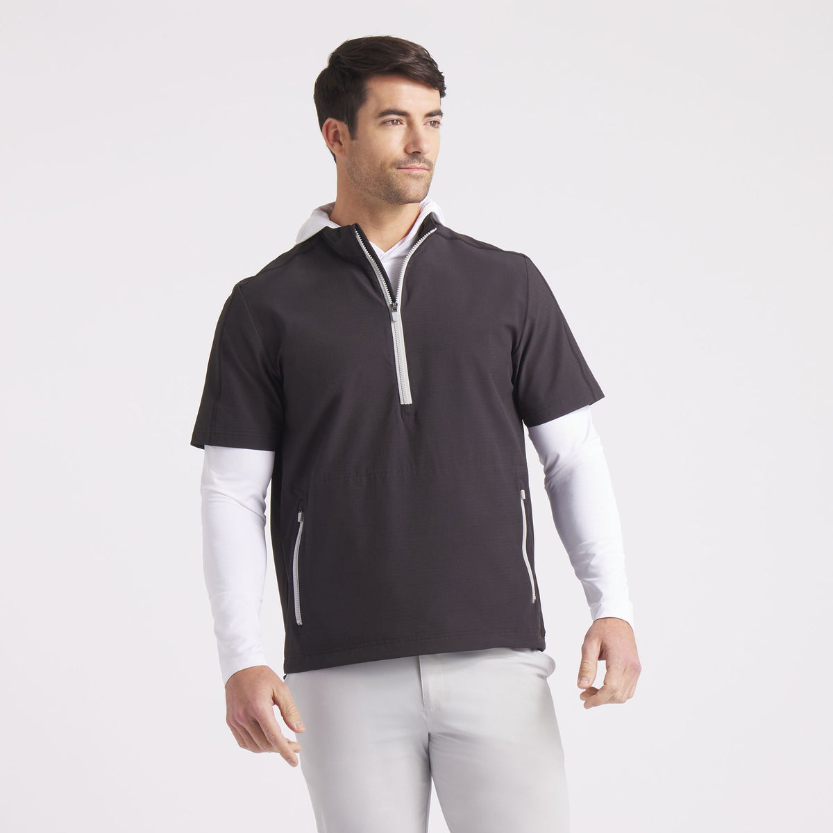 Ripguard Short Sleeve Pullover Golf Jacket