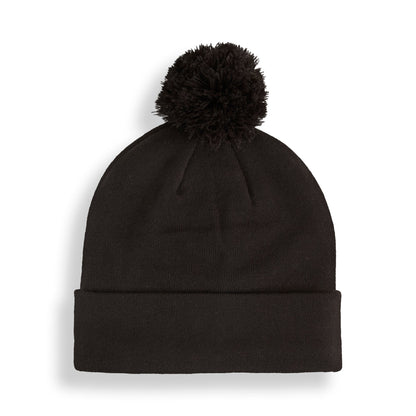 WRMLBL Removable Pom Beanie