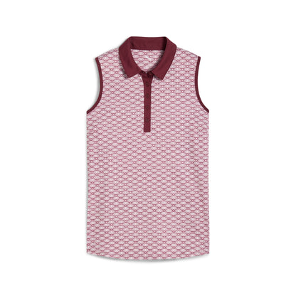 Women's CLOUDSPUN Scallop Sleeveless Golf Polo
