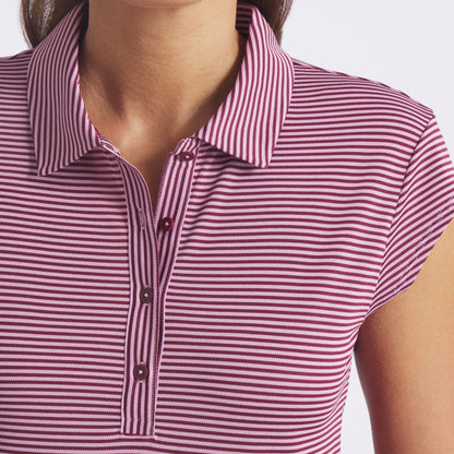 Women's Isle Pique Cap Sleeve Golf Polo